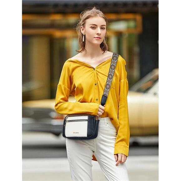 Purse Small Crossbody Bags Trendy Vegan Leather with Adjustable Shoulder Strap - Picture 2 of 7